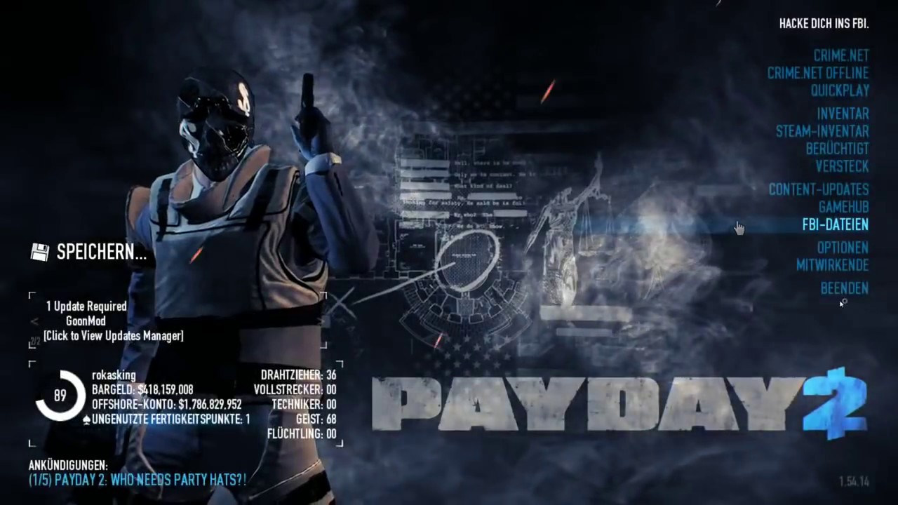 pirate perfection payday 2 trainer 2018
